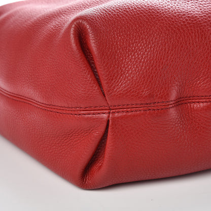 Gucci Pebbled Calfskin Large Soho Hobo Red 12 of 13