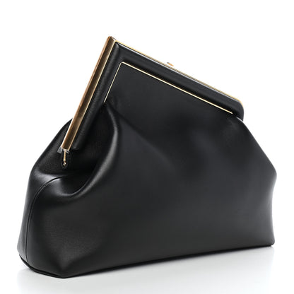 Fendi Shiny Nappa Medium Fendi First Black 3 of 9