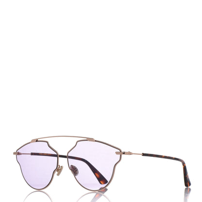Christian Dior So Real Pop Sunglasses Rose Gold Purple 1 of 8