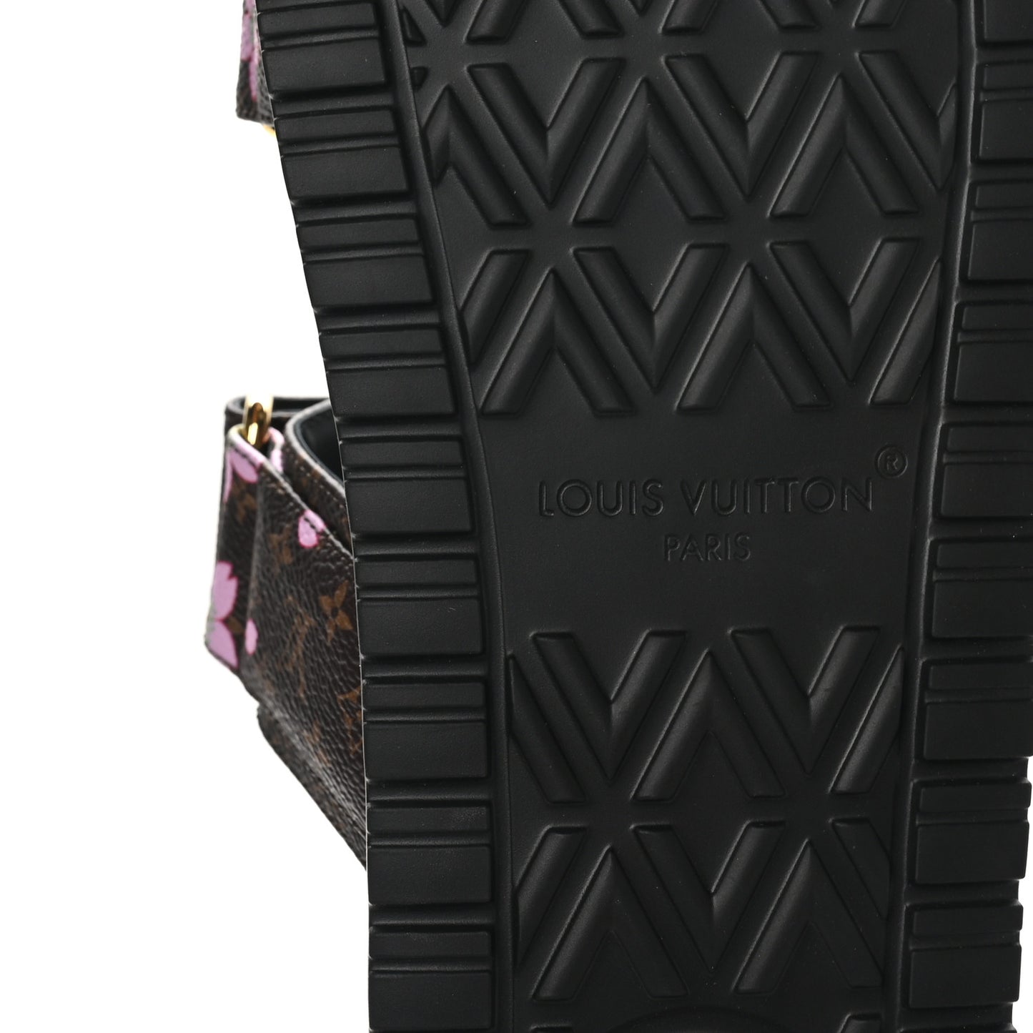 LV X TM Monogram LV Sunset Flat Comfort Mule 38 Sakura Brown