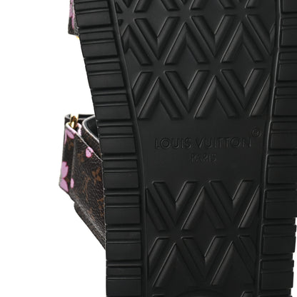 Louis Vuitton LV X TM Monogram LV Sunset Flat Comfort Mule 38 Sakura Brown 8 of 10