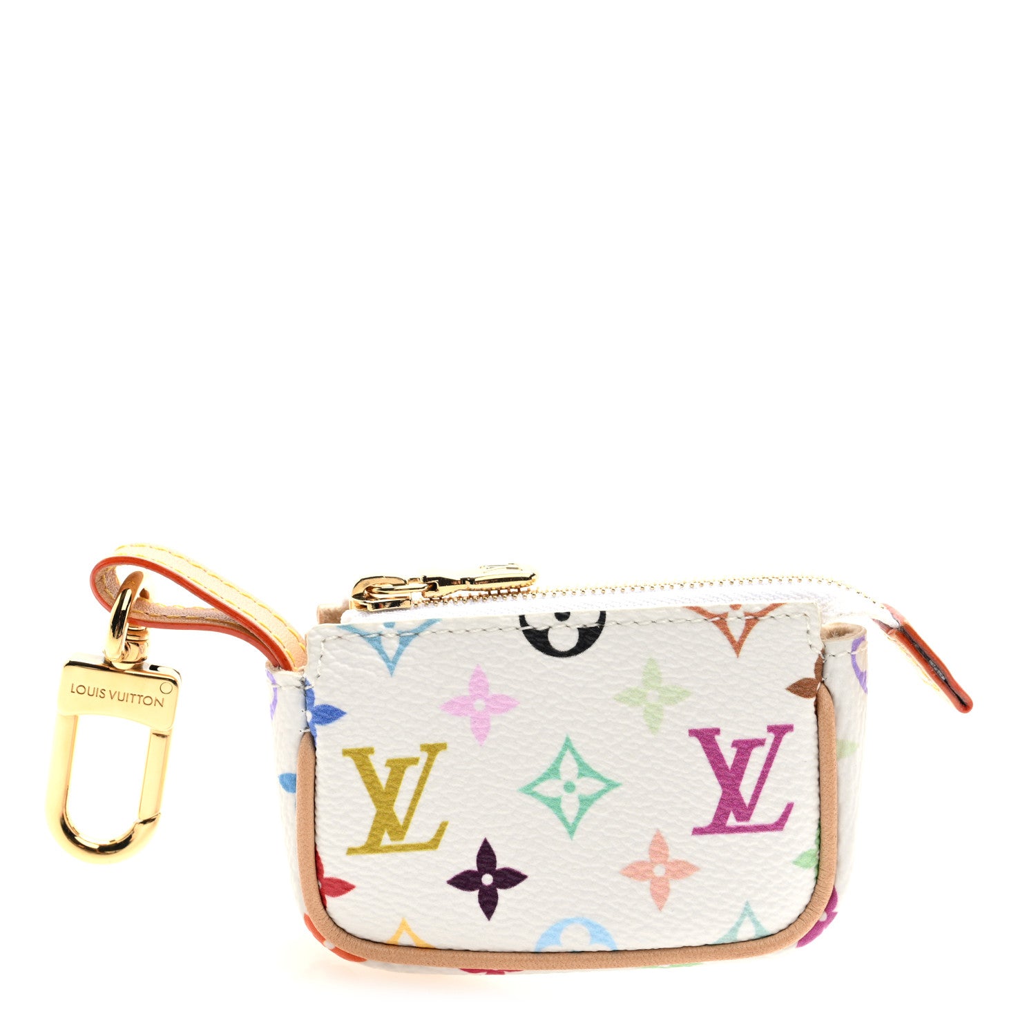 Louis Vuitton LV x TM Monogram Multicolor Micro Pochette White White 1 of 6