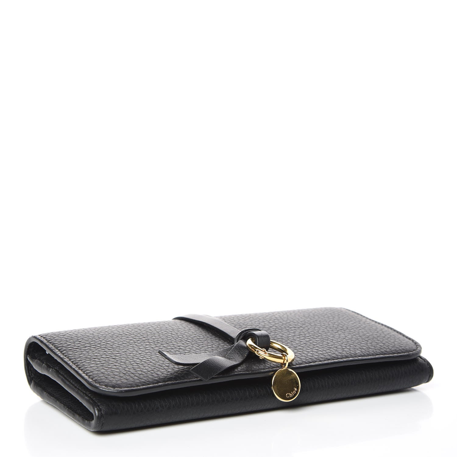 Chloe Calfskin Alphabet Long Wallet Black 4 of 9