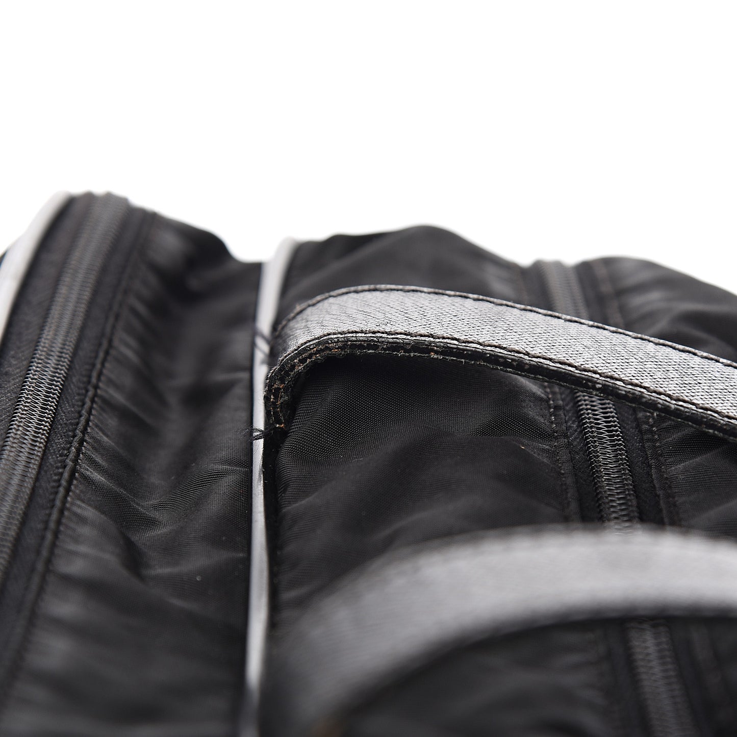 Tessuto Nylon Vela Diaper Bag Black