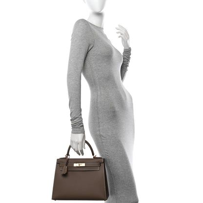 Hermes Epsom Kelly Sellier 28 Etoupe 2 of 11
