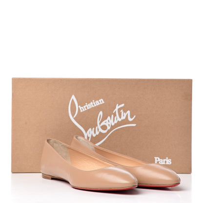 Christian Louboutin Nappa Eloise Flats 38.5 Nude 11 of 11