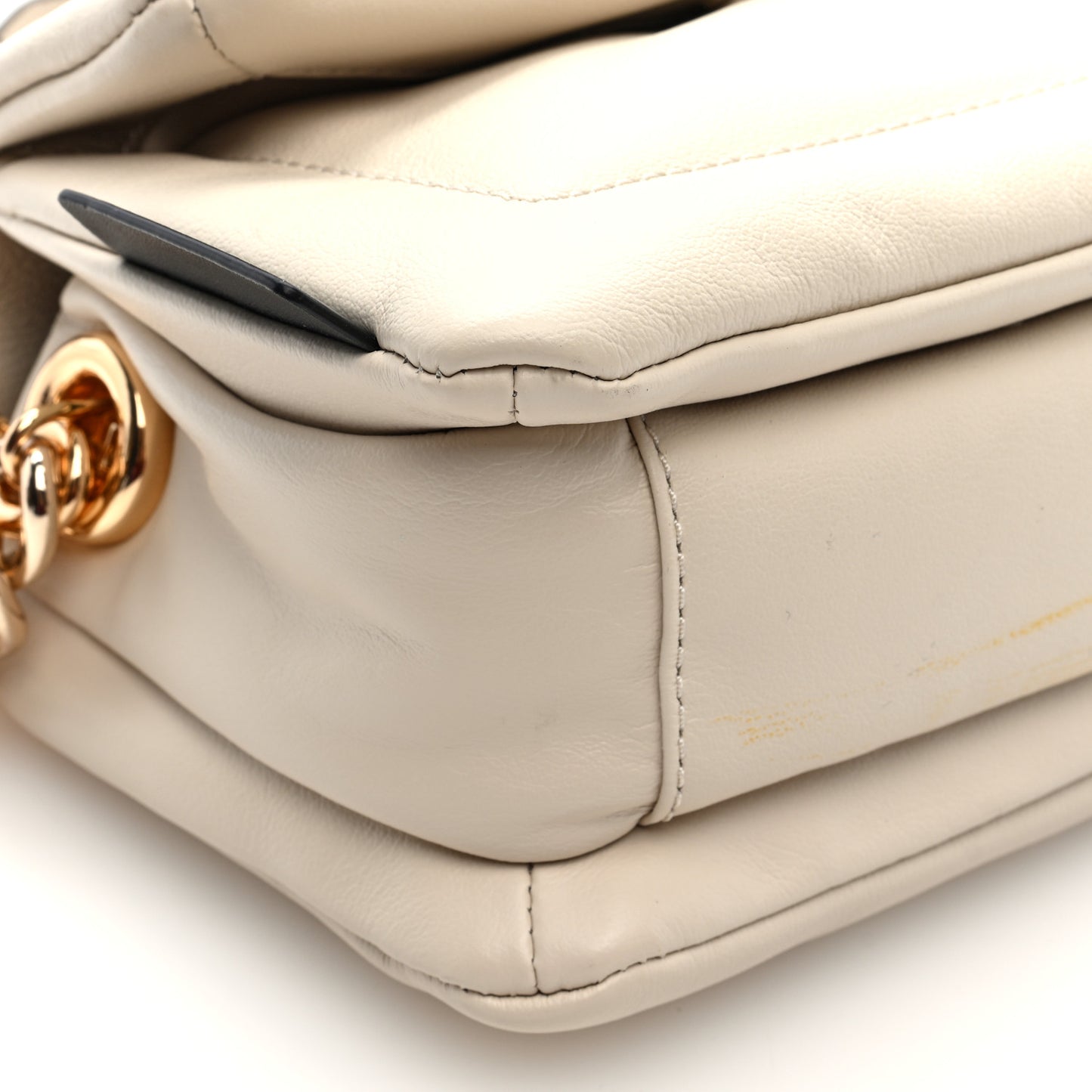 Lambskin The Pillow Bag Beige