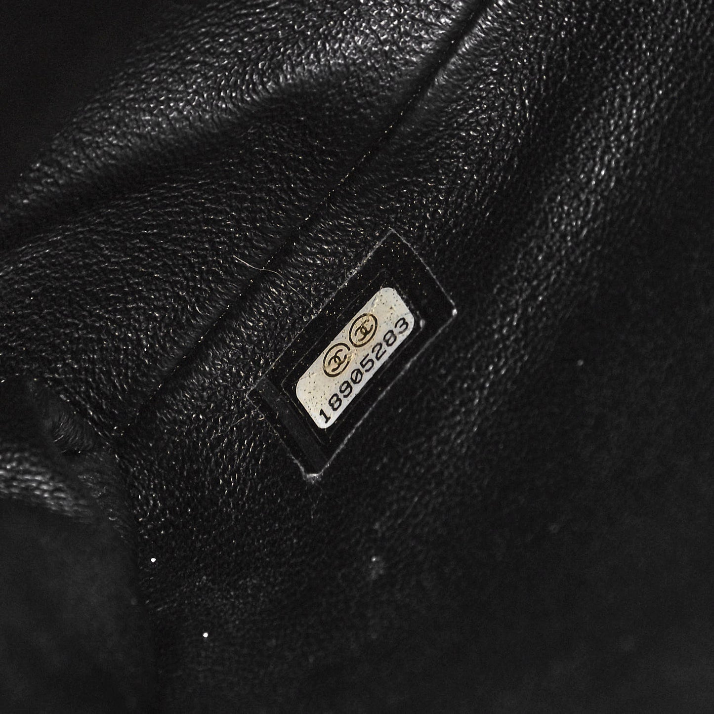 Caviar Quilted Clutch With Chain Flap Black