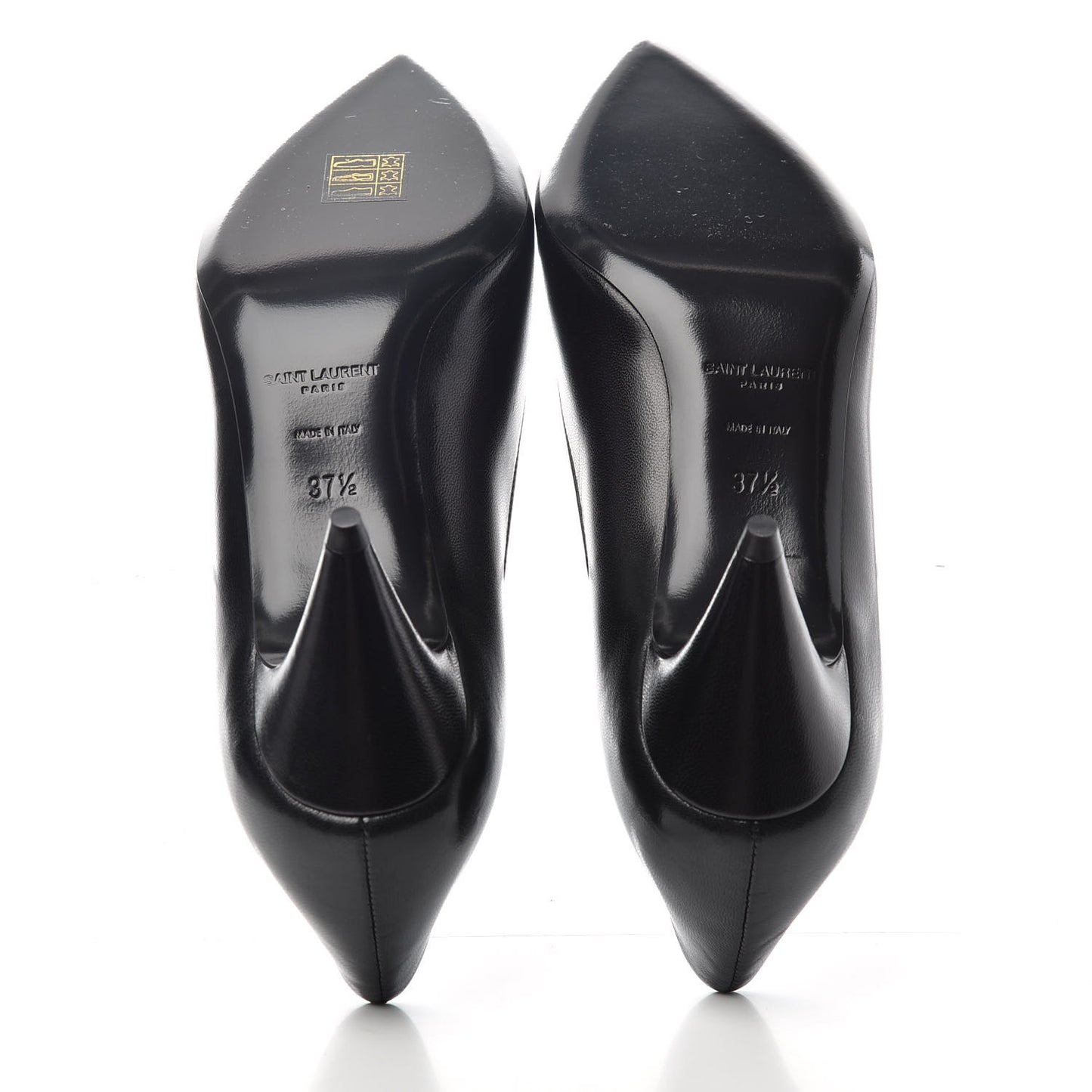 Calfskin Bow Anais Pumps 37.5 Black