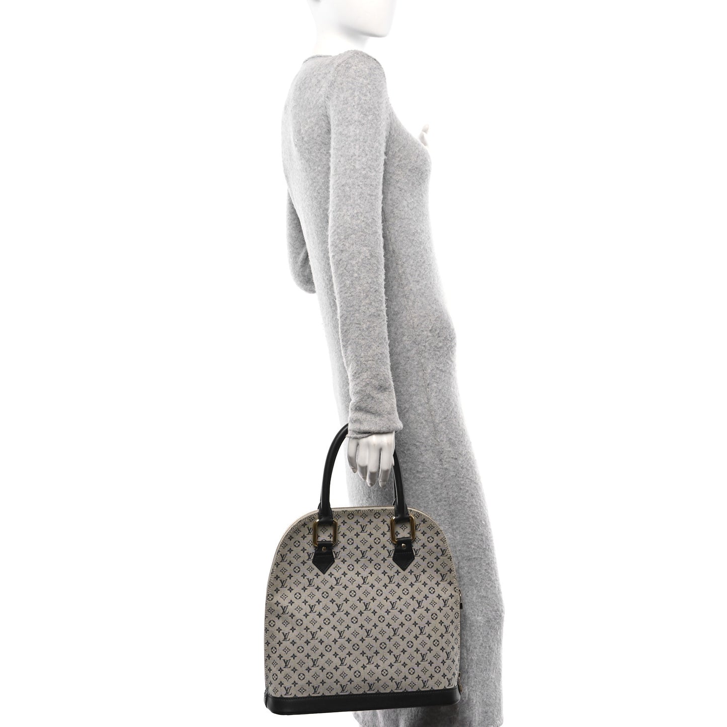 Mini Monogram Alma Haut Tote Blue