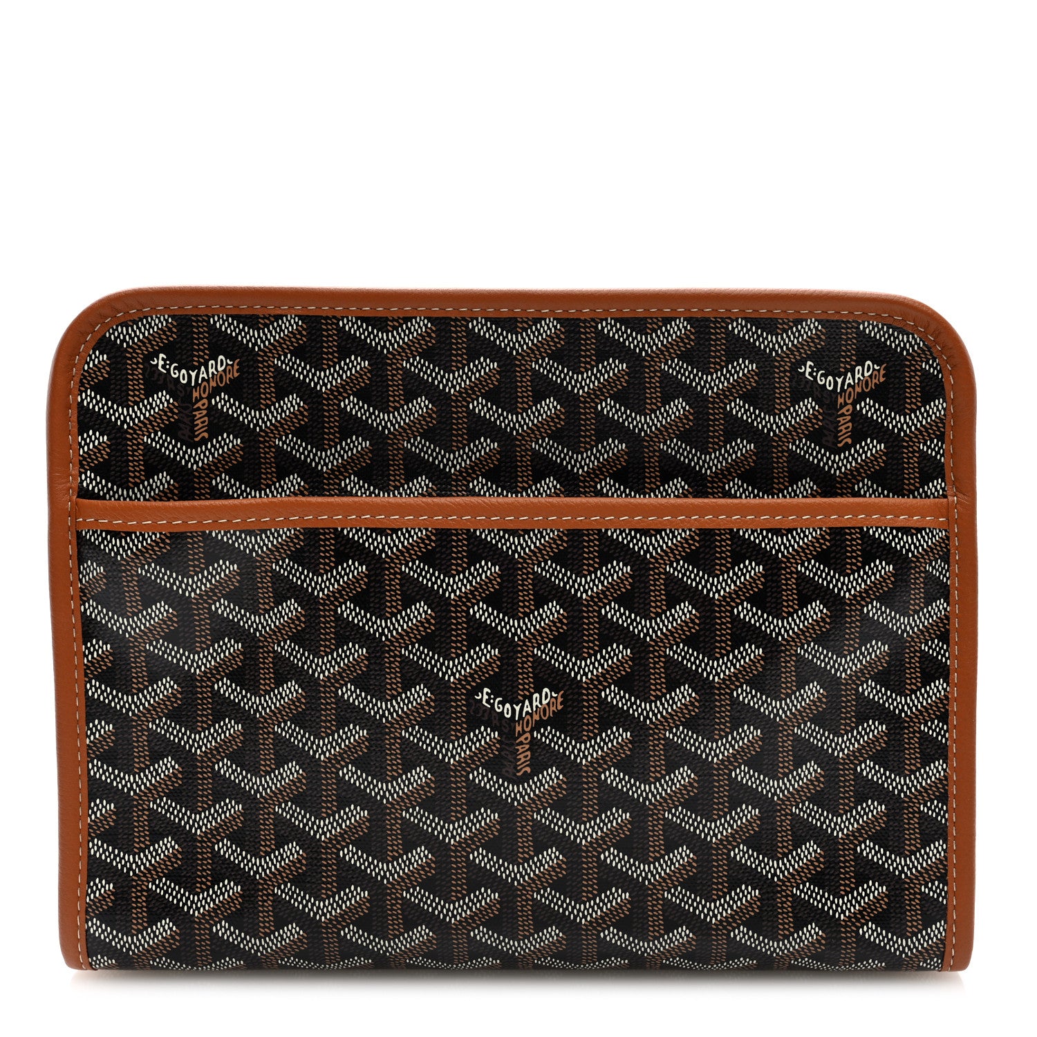 Goyard Goyardine Jouvence MM Toiletry Pouch Black Gold 1 of 7