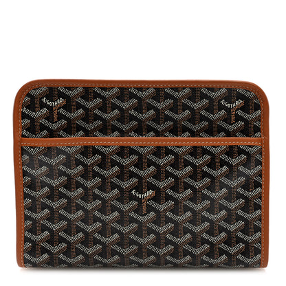 Goyard Goyardine Jouvence MM Toiletry Pouch Black Gold 1 of 7