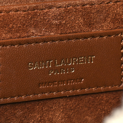 Saint Laurent Shearling Small Monogram Kate Satchel Beige 7 of 16