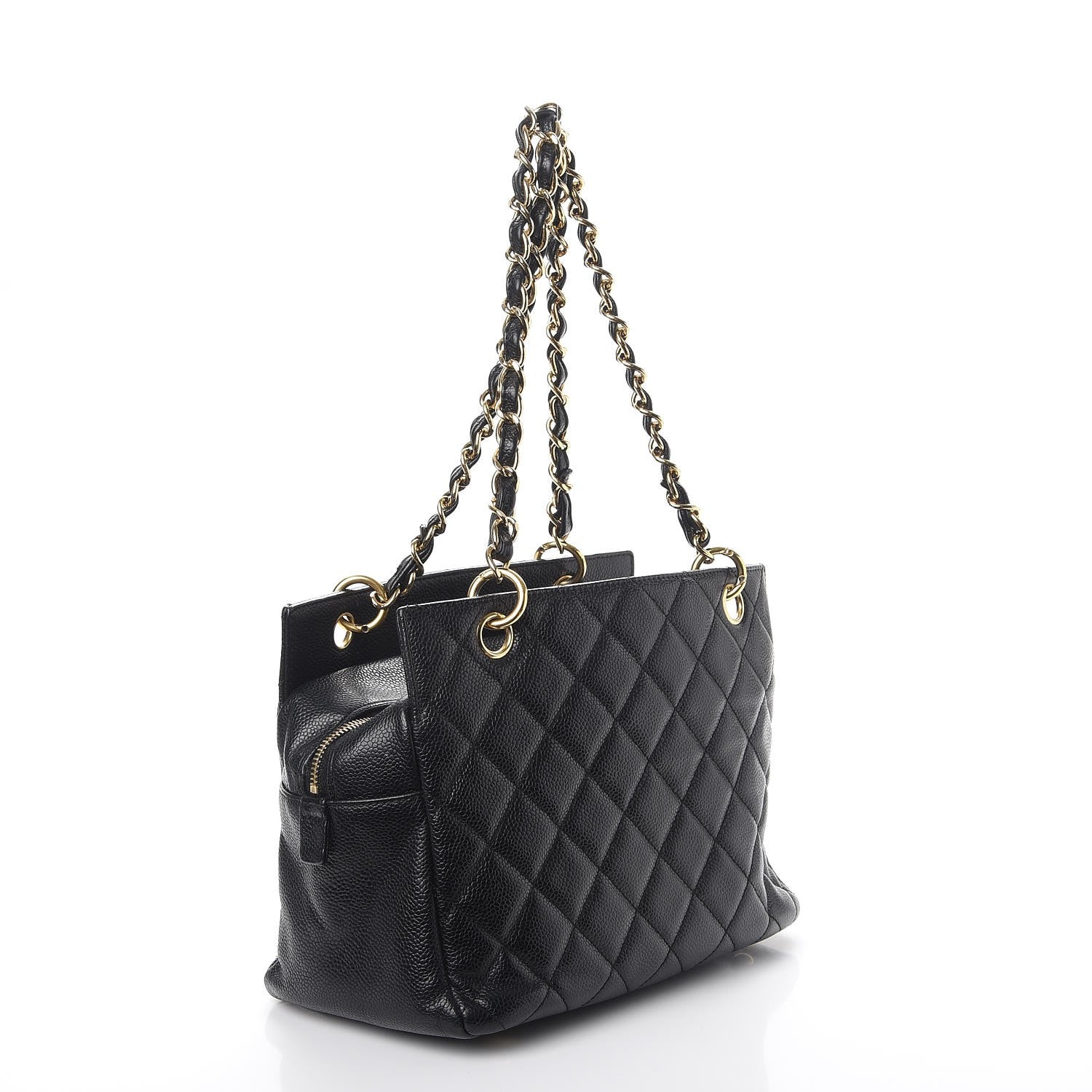 Chanel Caviar Quilted Petit Timeless Tote PTT Black 3 of 11