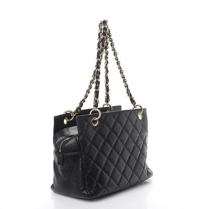 Chanel Caviar Quilted Petit Timeless Tote PTT Black 3 of 11