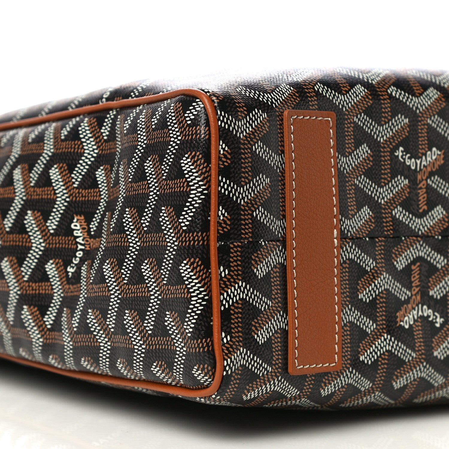Goyard Goyardine Voltaire III Tote Black Gold 8 of 9