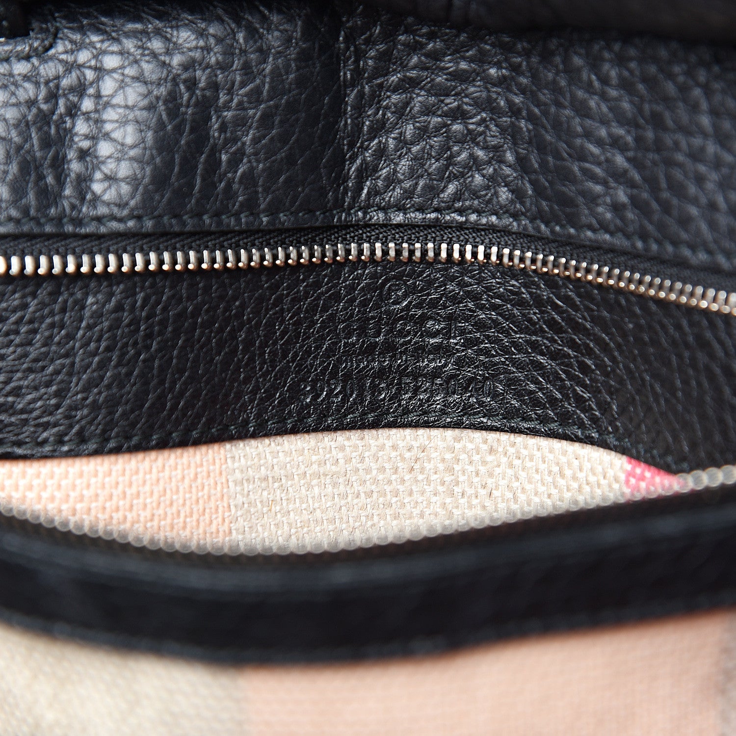 Gucci Cellarius Calfskin Medium Bamboo Daily Top Handle Bag Black 5 of 15