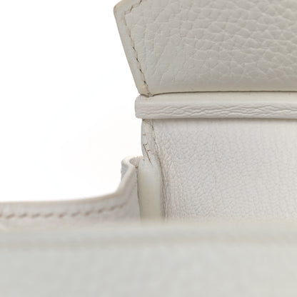 Hermes Taurillon Clemence Birkin 35 White 10 of 10