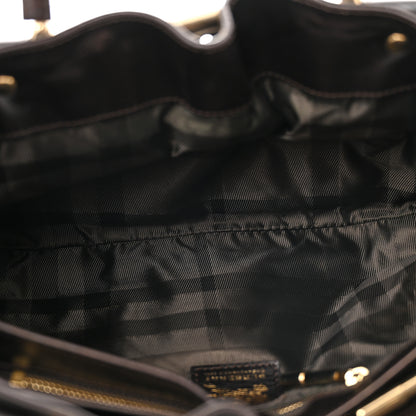 Burberry Calfskin Quilted Baby Beaton Dark Brown 6 of 10