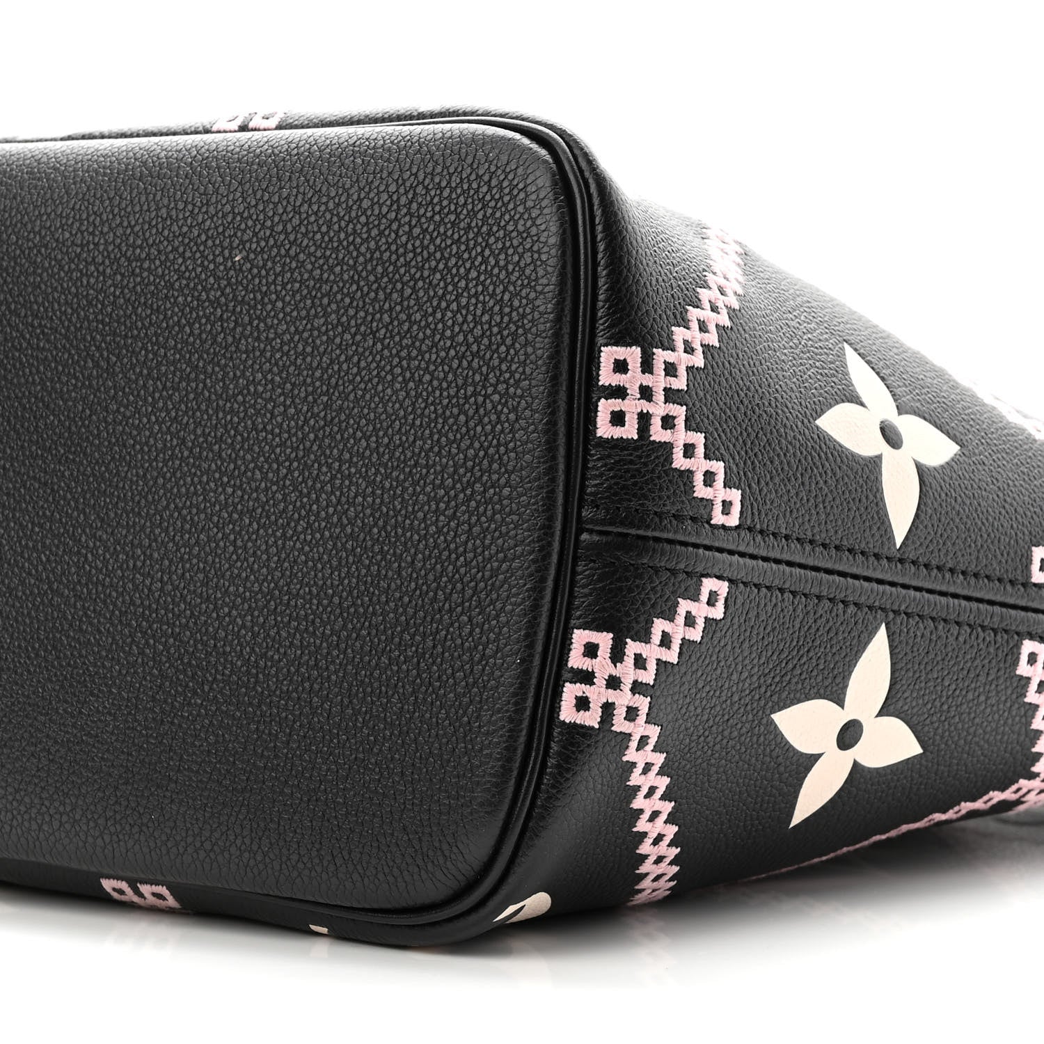 Louis Vuitton Empreinte Monogram Giant Broderies Neverfull MM Black 10 of 10