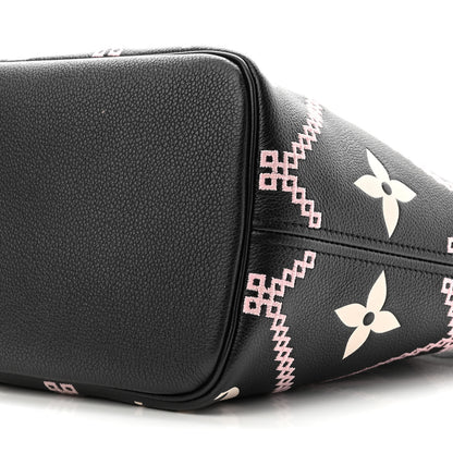 Louis Vuitton Empreinte Monogram Giant Broderies Neverfull MM Black 10 of 10