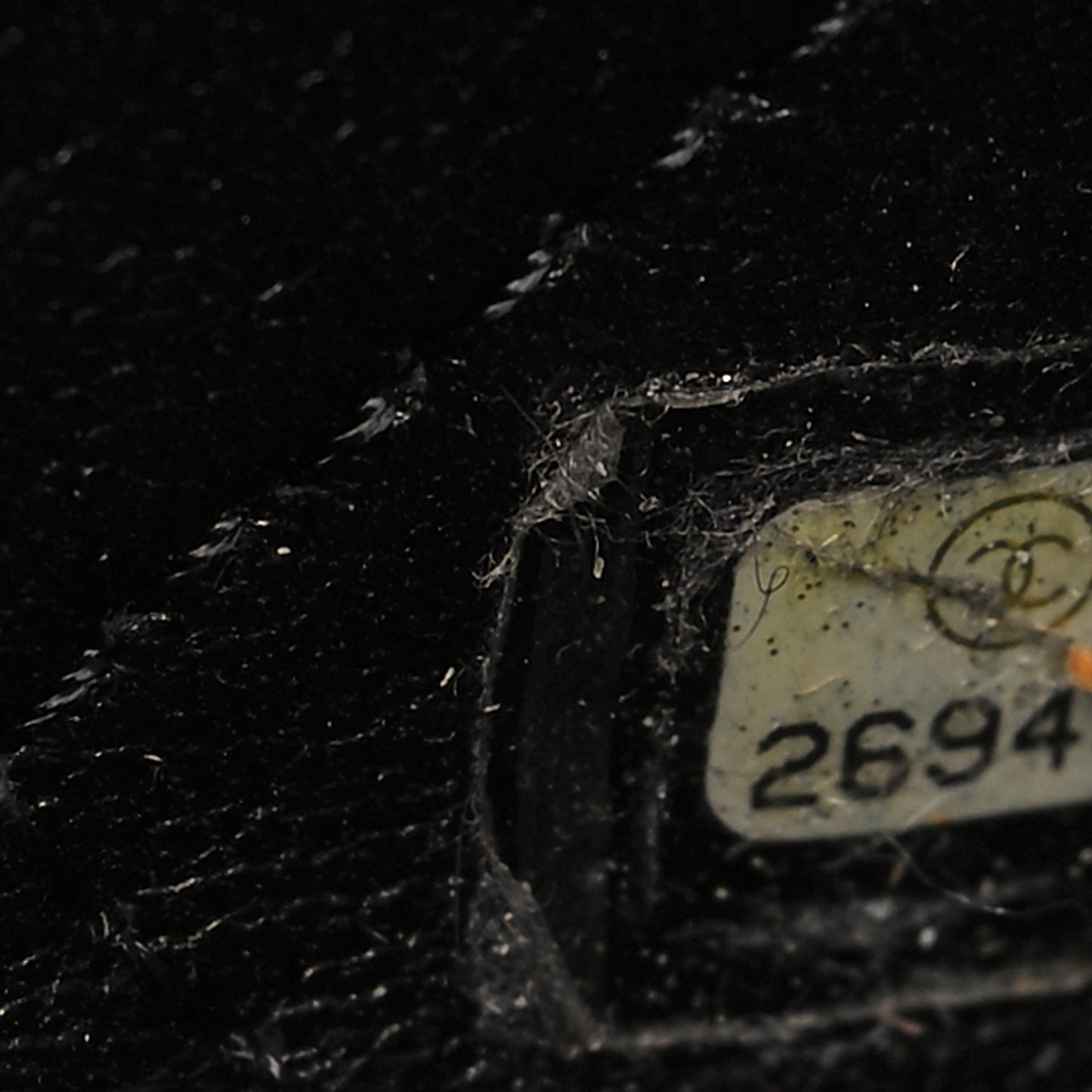 Caviar Stitched Medium Lady Coco Shopping Tote Black