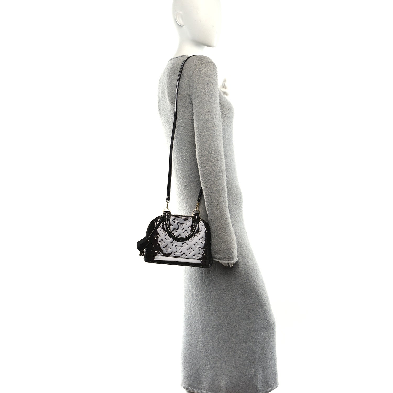 Louis Vuitton Vernis Alma BB Amarante 2 of 9