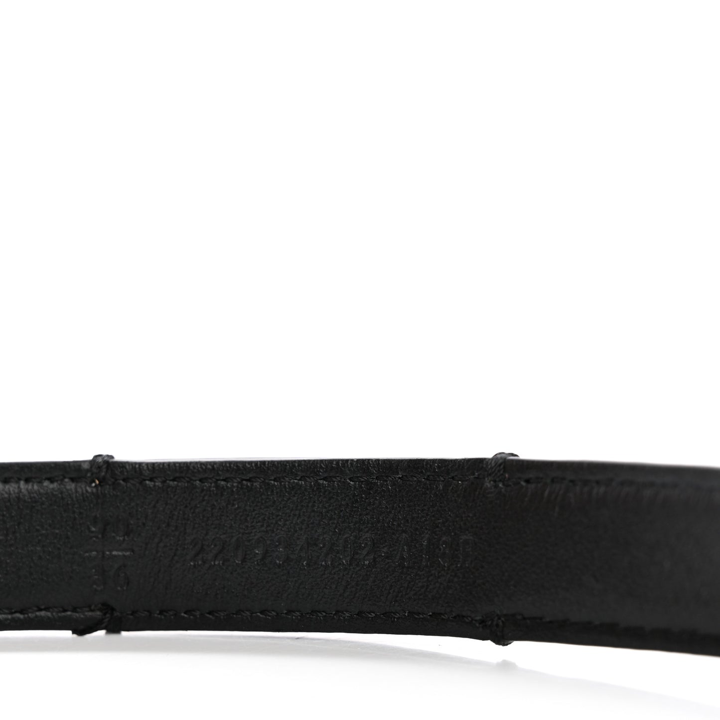 Vitello Cruise FF Diamonds 20mm Belt 90 36 Black