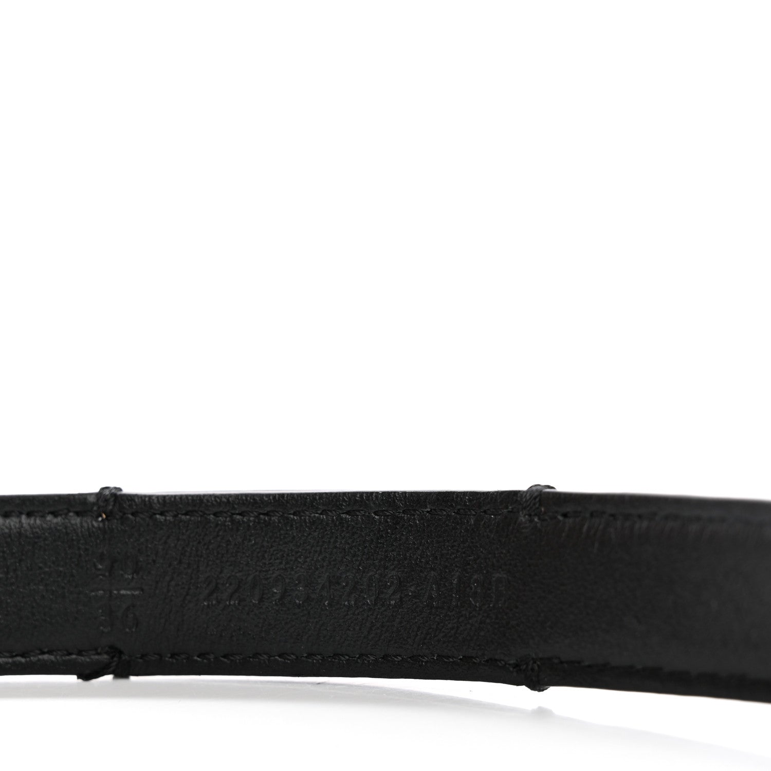 Fendi Vitello Cruise FF Diamonds 20mm Belt 90 36 Black 3 of 9