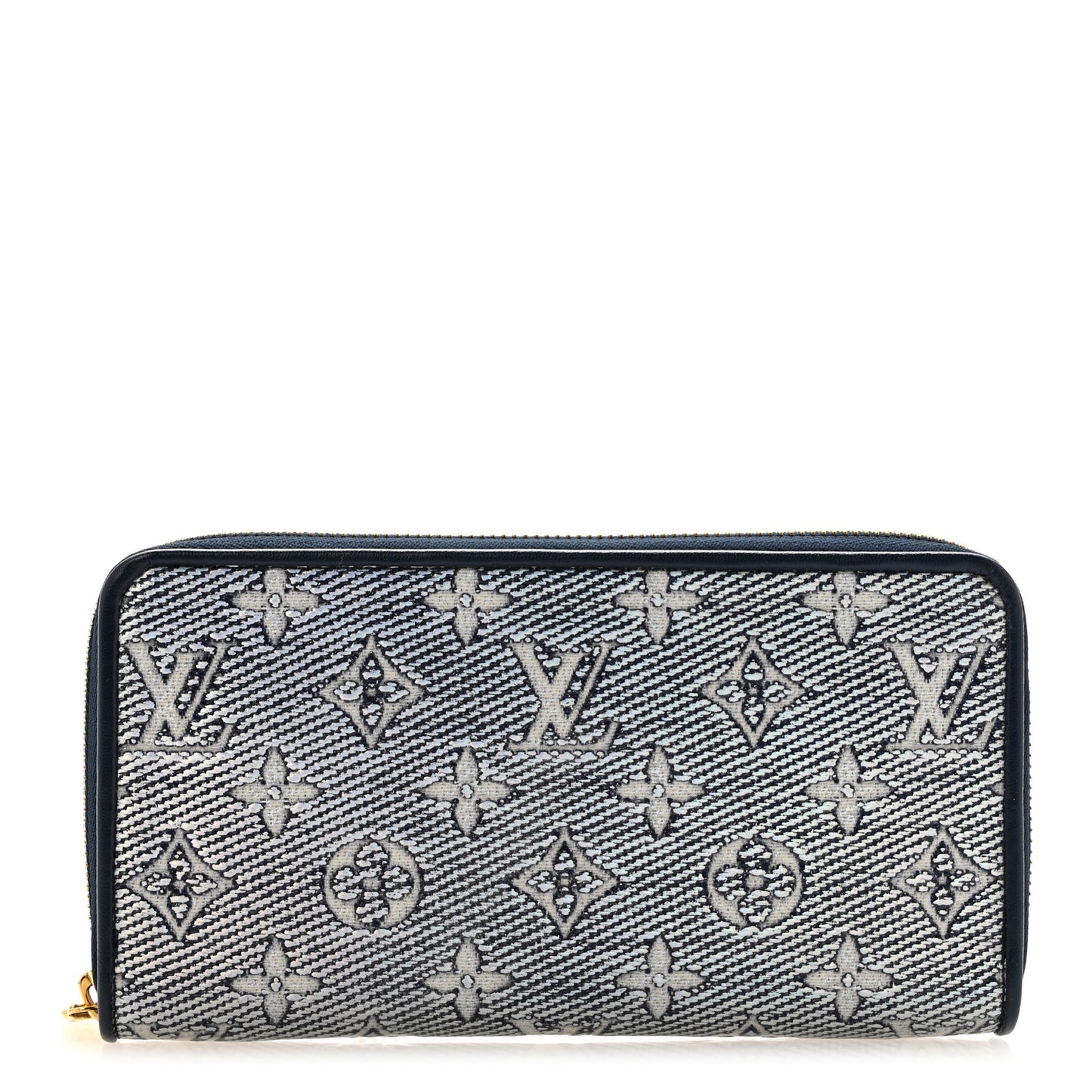 Hollographic Monoglam Zippy Wallet Blue