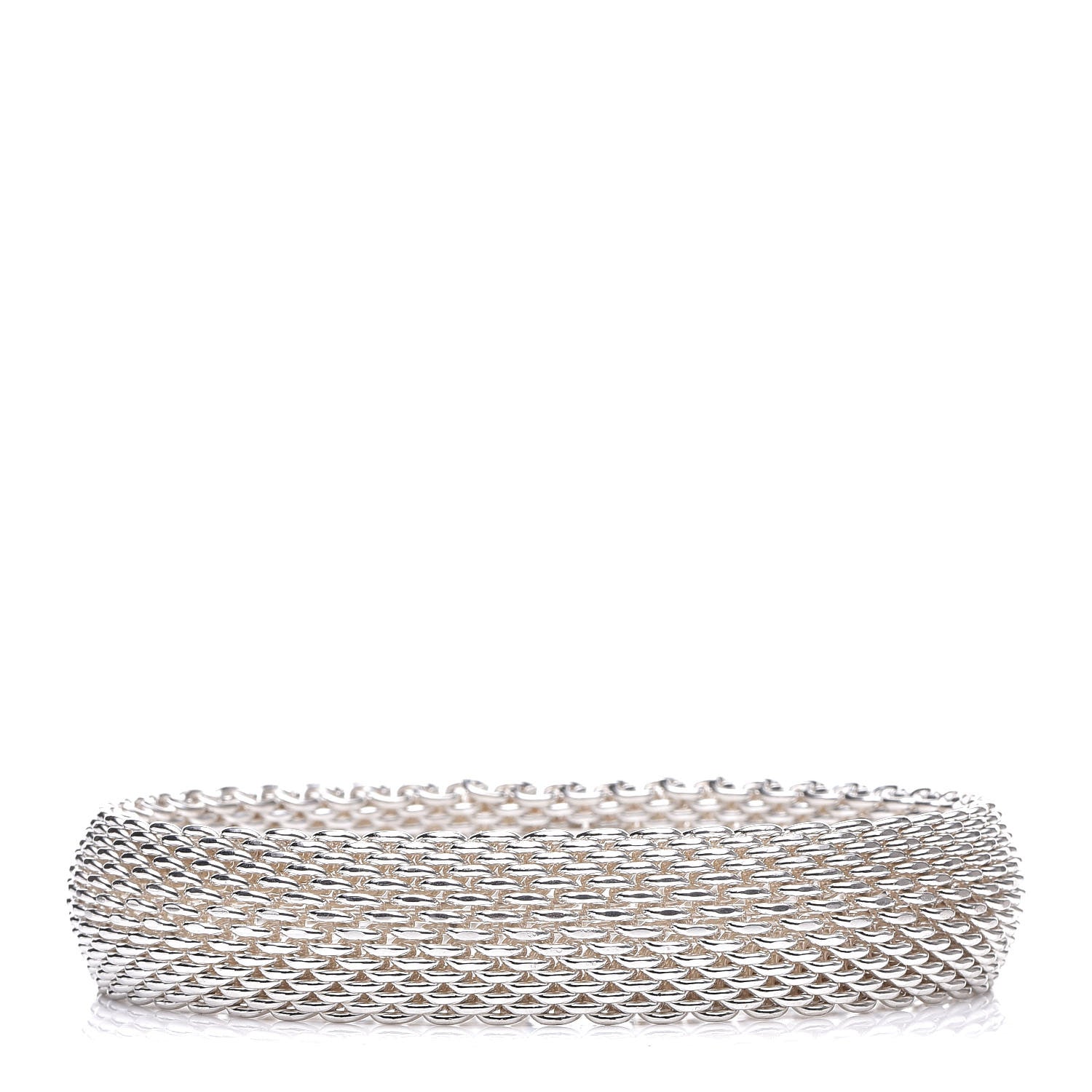 Tiffany Sterling Silver Somerset Mesh Bracelet 1 of 4
