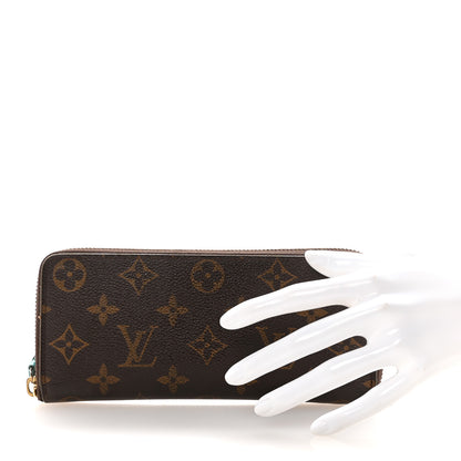 Louis Vuitton Monogram Clemence Wallet Turquoise 2 of 7