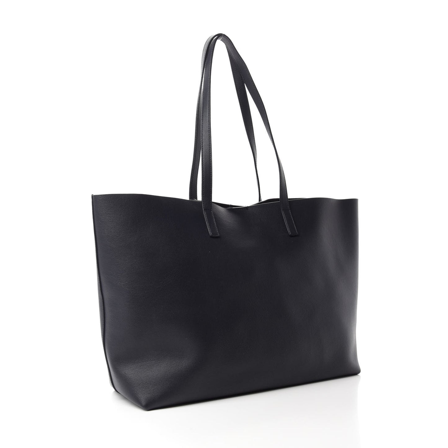 Calfskin Large Shopping Tote Deep Marine
