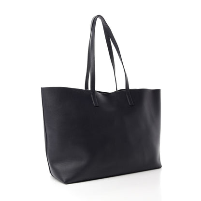 Saint Laurent Calfskin Large Shopping Tote Deep Marine 3 of 10