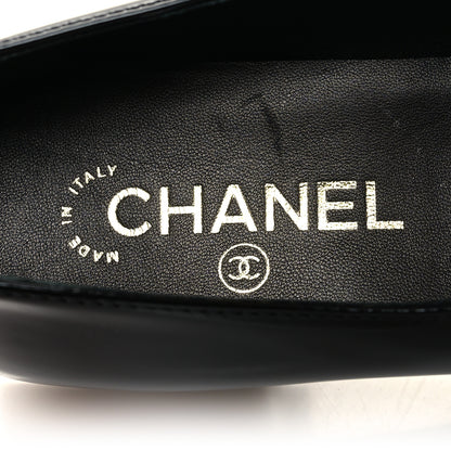 Chanel Patent Calfskin Mary Janes Flats 39 Black 8 of 8