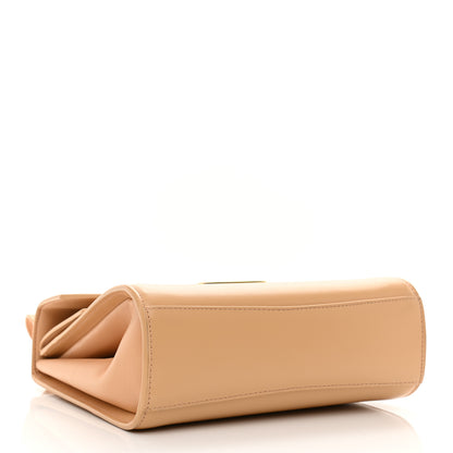 Bottega Veneta Box Calfskin Nappa Clip Bag Almond Gold 4 of 10