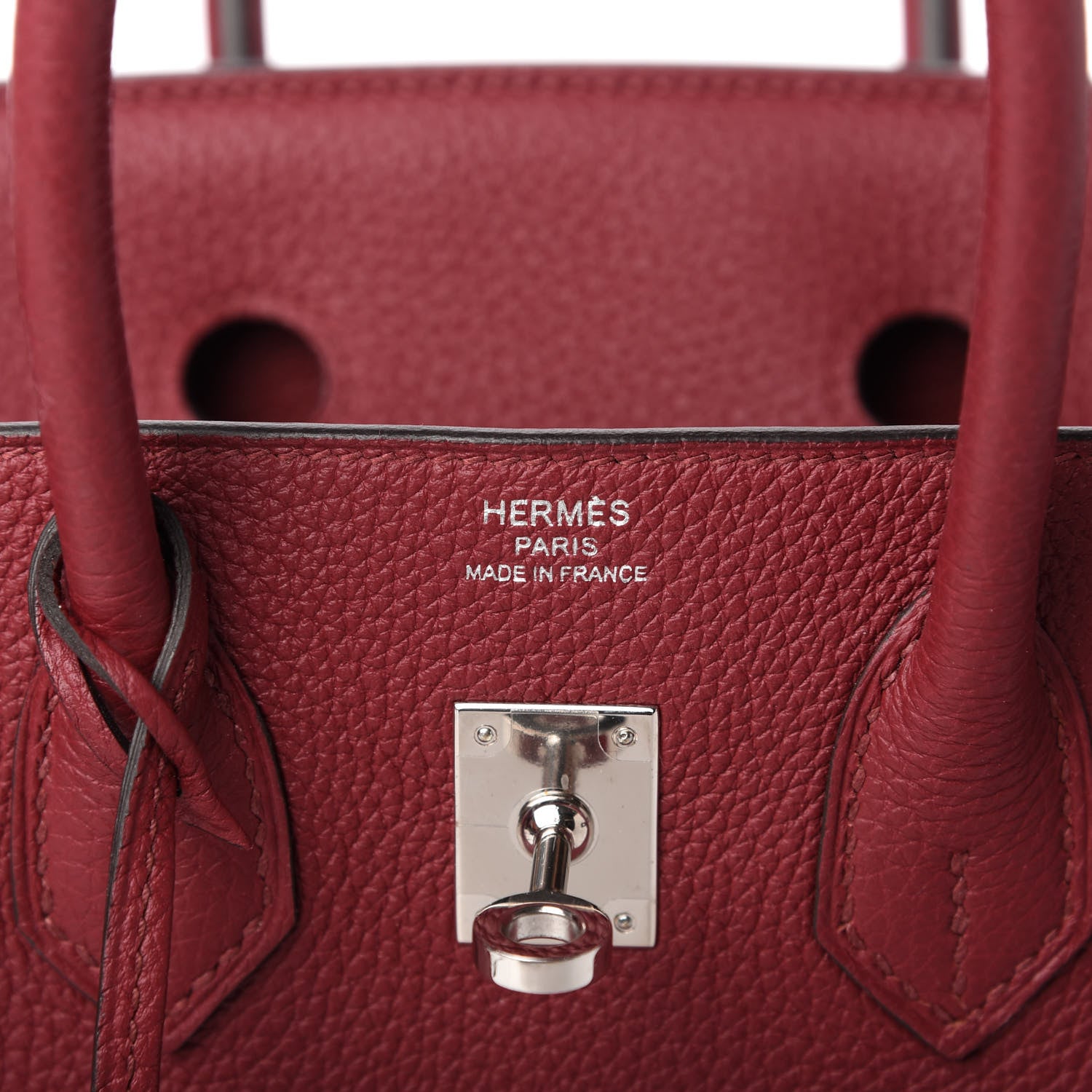 Hermes Togo Birkin 25 Rouge Grenat 8 of 10