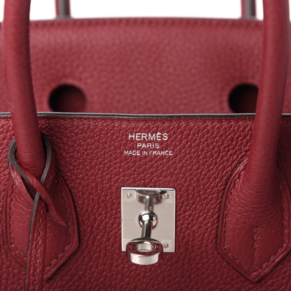 Hermes Togo Birkin 25 Rouge Grenat 8 of 10