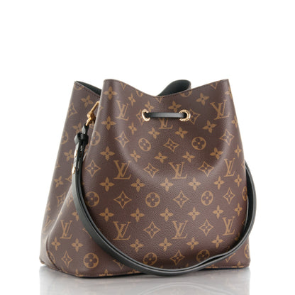 Louis Vuitton Monogram Neonoe MM Black 3 of 6