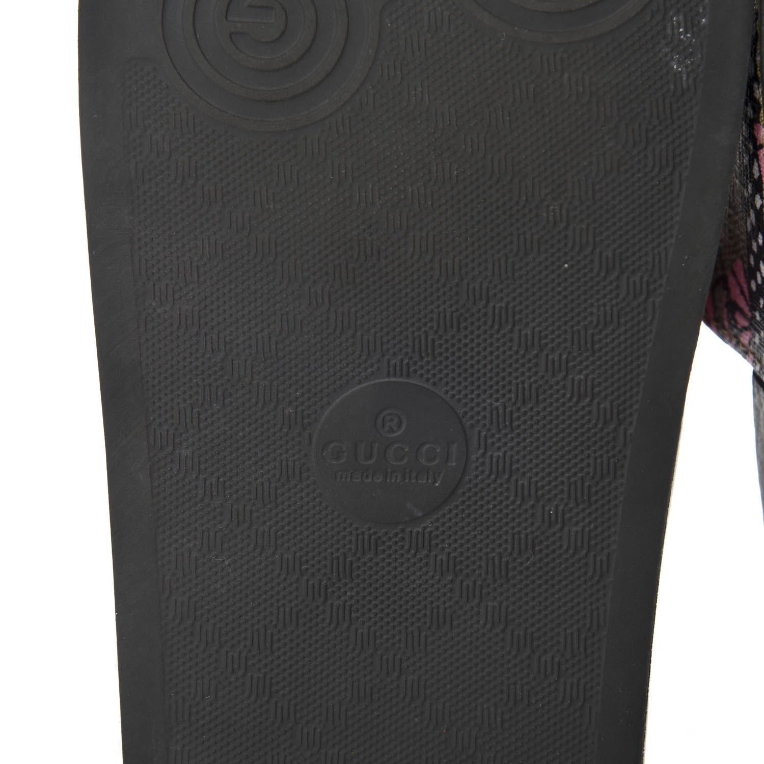 Gucci GG Supreme Monogram Bengal Slide Sandals 36 Beige Pink 8 of 8