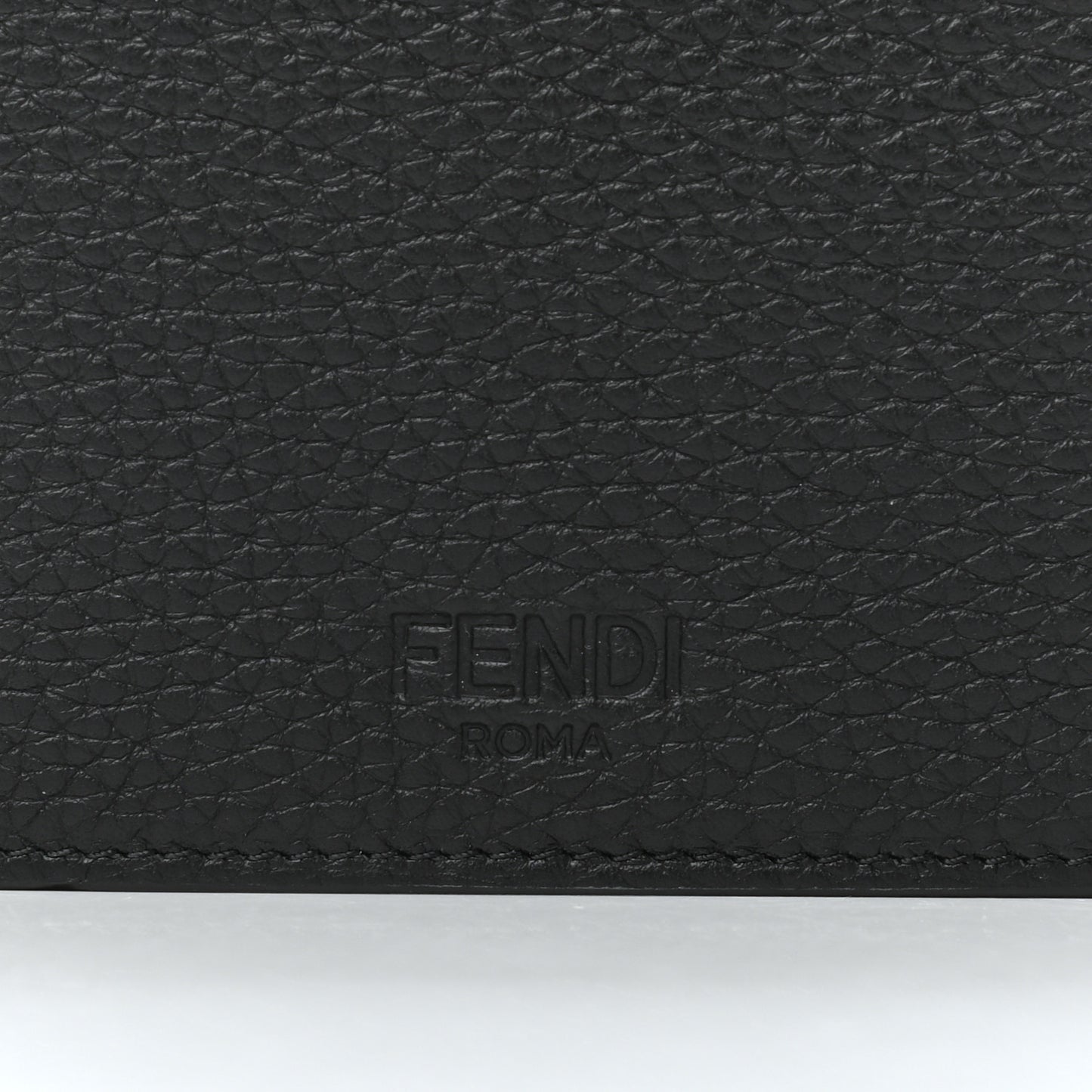 Calfskin Romano Hypnotic Bi-fold Wallet Lavagna Asfalto