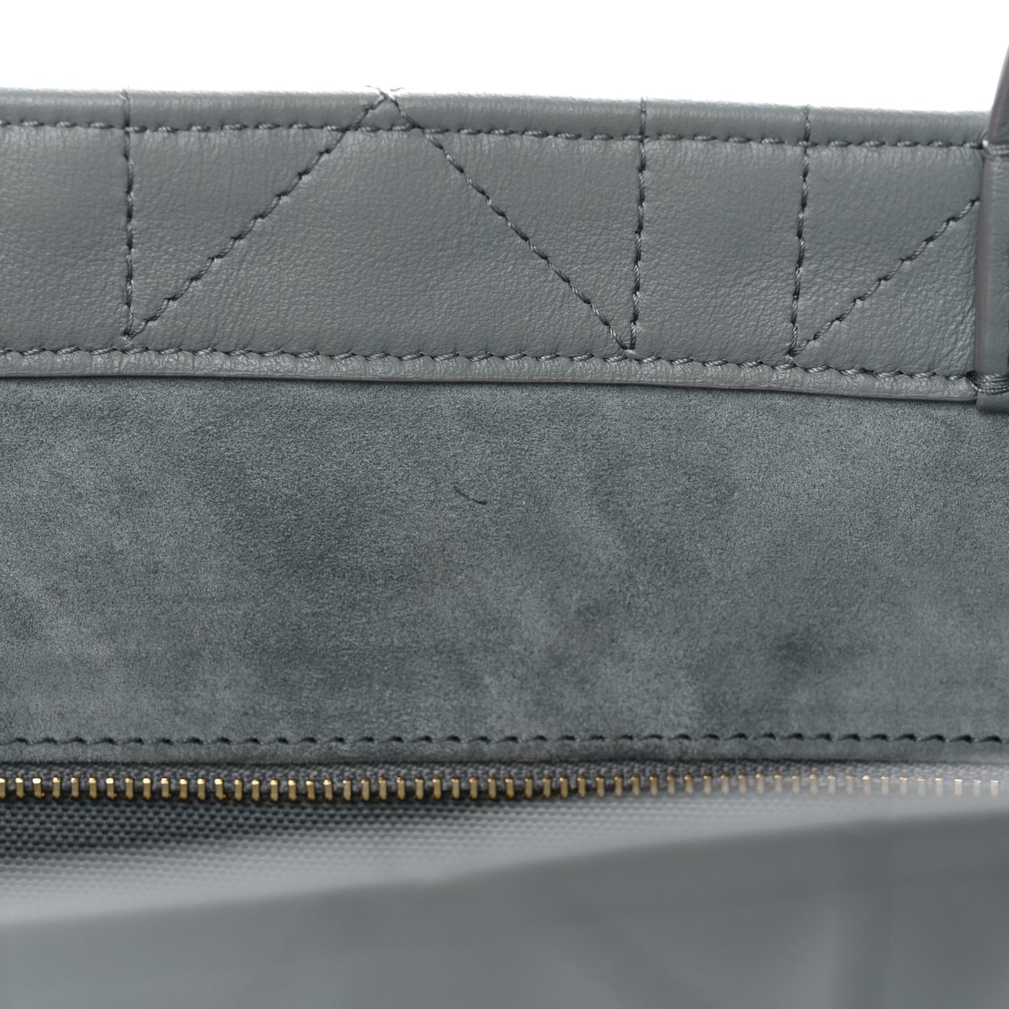 Calfskin Macrocannage Medium Book Tote Grey