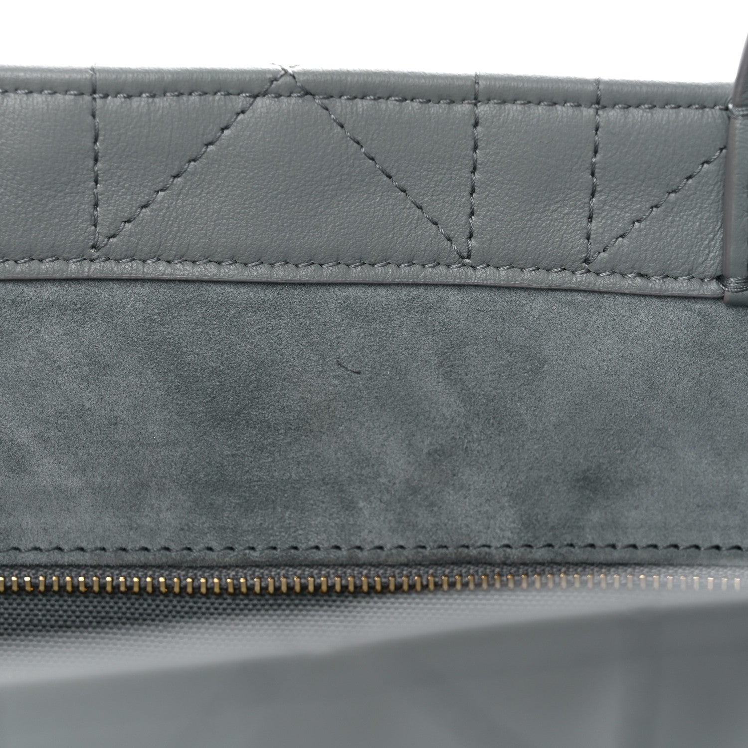 Christian Dior Calfskin Macrocannage Medium Book Tote Grey 11 of 12