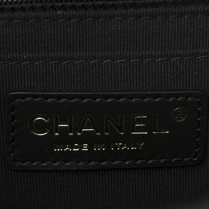 Chanel Denim Quilted Double You Mini Flap Black Golden 10 of 19