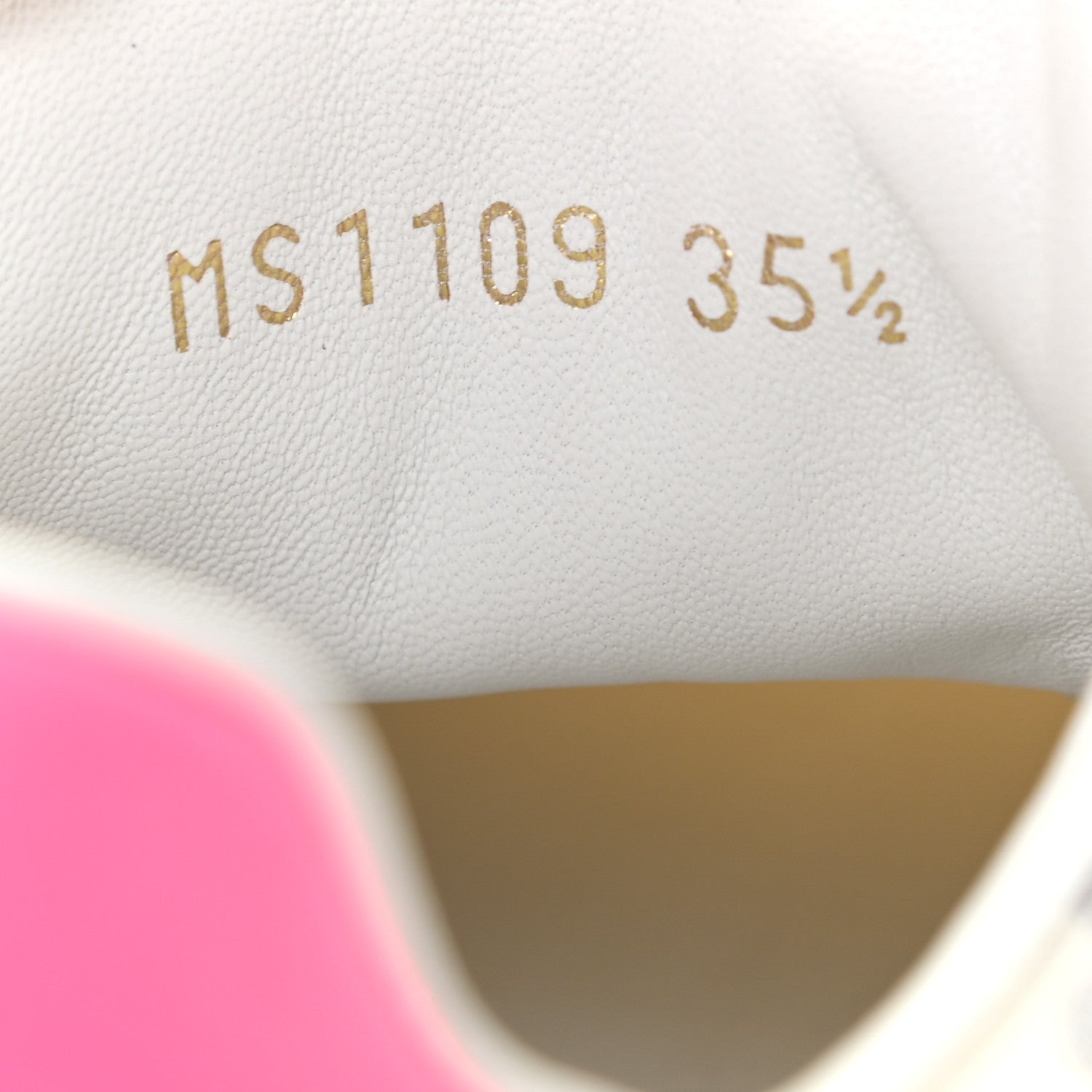 Louis Vuitton Technical Fabric Calfskin Monogram Frontrow Sneakers 35.5 Pink 8 of 10