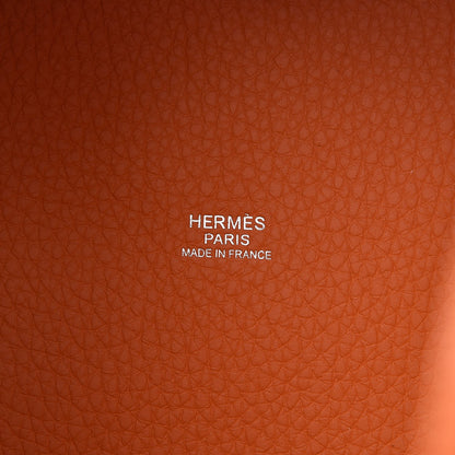 Hermes Taurillon Clemence Picotin Lock 18 PM Orange 6 of 8