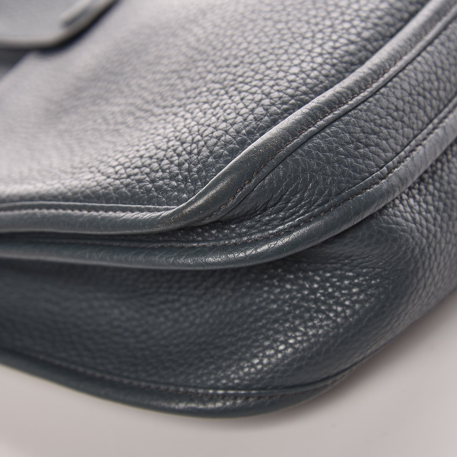 Hermes Taurillon Clemence Evelyne III PM Bleu Orage 15 of 18