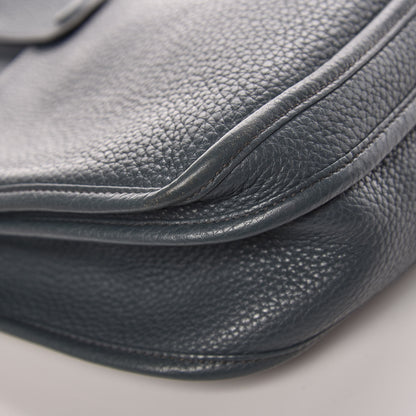 Hermes Taurillon Clemence Evelyne III PM Bleu Orage 15 of 18