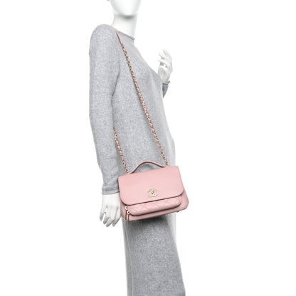 Chanel Caviar Quilted Small Business Affinity Flap Light Pink 2 of 10