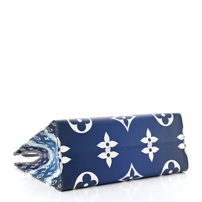 Louis Vuitton Monogram Escale Onthego GM Blue 4 of 13